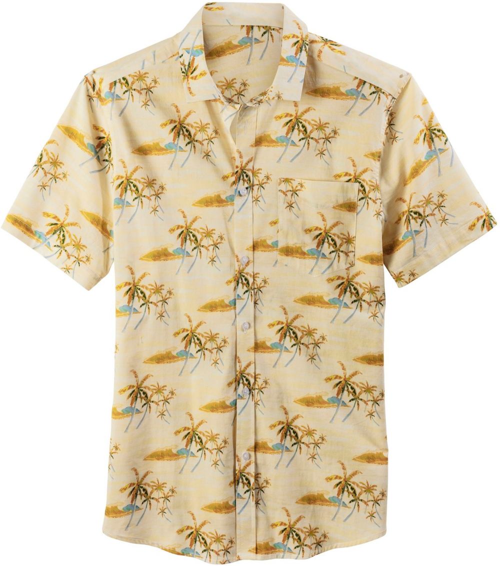 BEACH TIME Košeľa  svetlomodrá / hnedá / pastelovo žltá / olivová