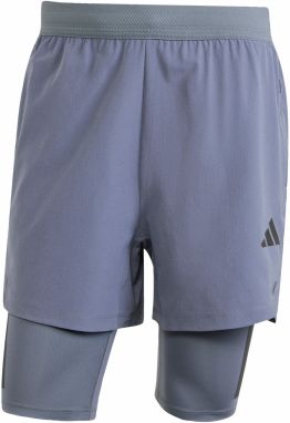 ADIDAS PERFORMANCE Športové nohavice 'Power'  modrosivá / čierna