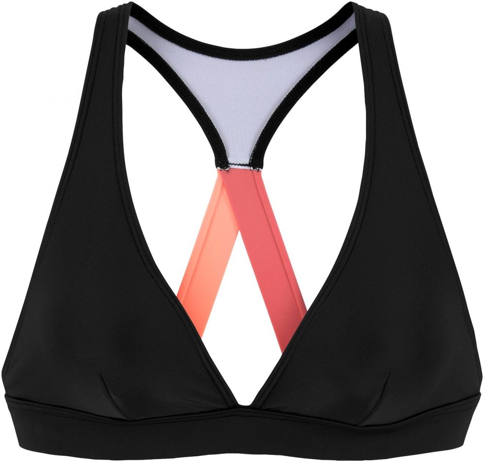 LASCANA ACTIVE Športový bikinový top  čierna