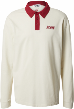 FCBM Tričko 'Aiden'  tmavočervená / šedobiela