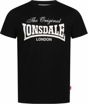 LONSDALE Tričko ' COLSBROOKE '  čierna / biela