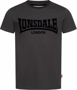 LONSDALE Tričko 'POTTERNEWTON'  antracitová / čierna