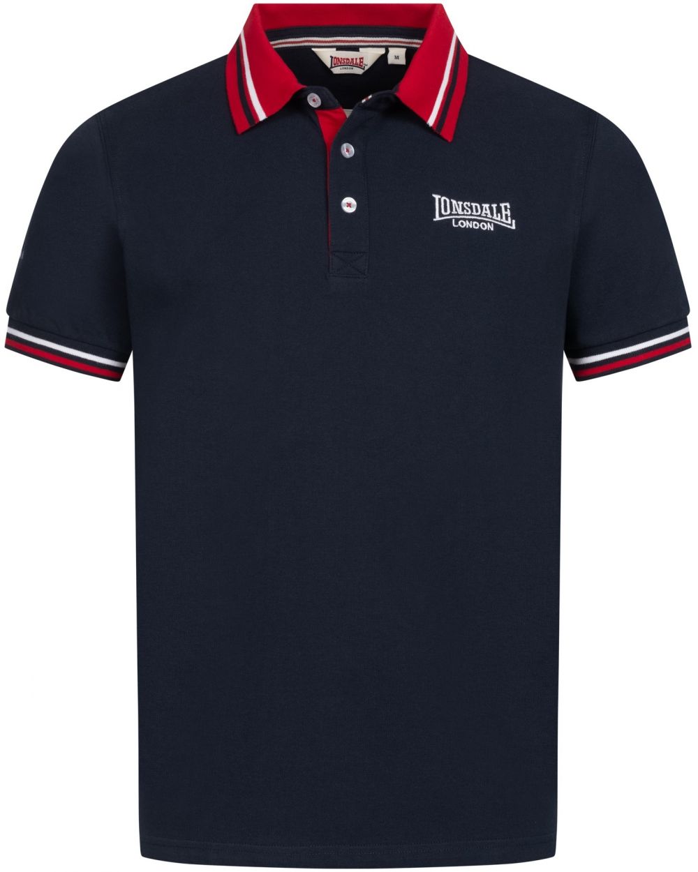LONSDALE Tričko  námornícka modrá / červená / biela