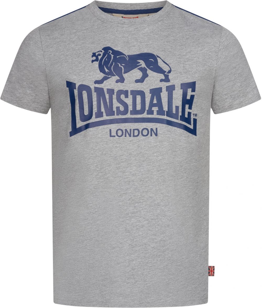 LONSDALE Tričko 'HENCONNER'  sivá