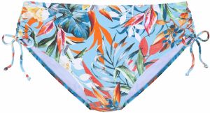 VENICE BEACH Športové bikinové nohavičky  svetlomodrá / zelená / lososová / tmavooranžová
