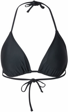 4F Športový bikinový top  čierna