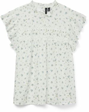 VERO MODA Blúzka 'VMTrine'  olivová / ružová / biela