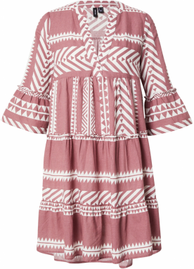 VERO MODA Tunika 'VMDicthe'  svetlofialová / biela