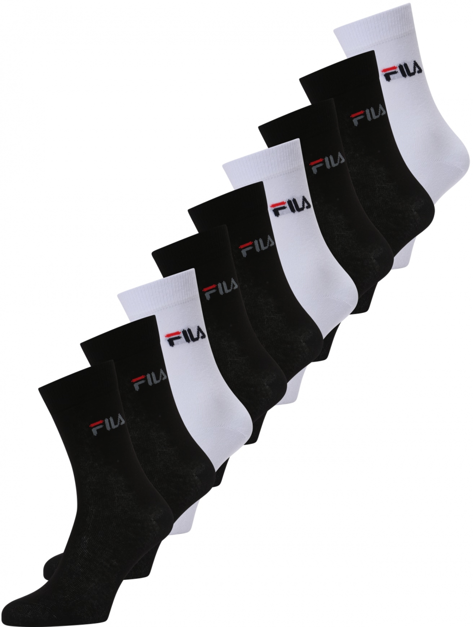 FILA Ponožky  červená / čierna / biela
