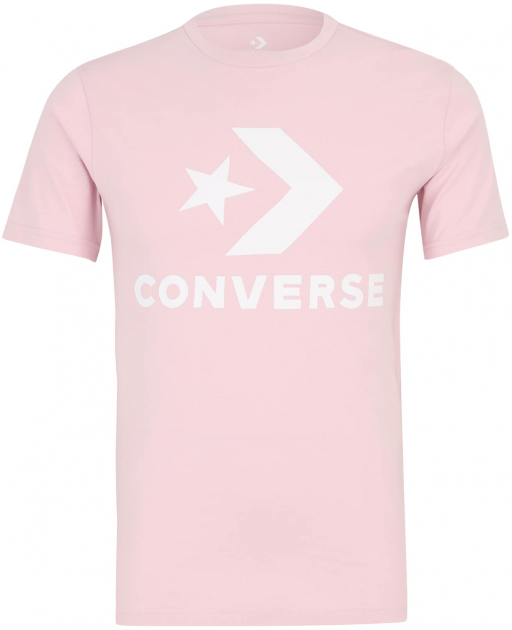 CONVERSE Tričko  púdrová / biela