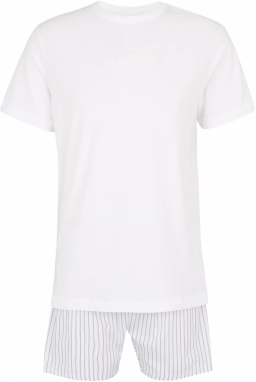Calvin Klein Underwear Krátke pyžamo  enciánová / biela