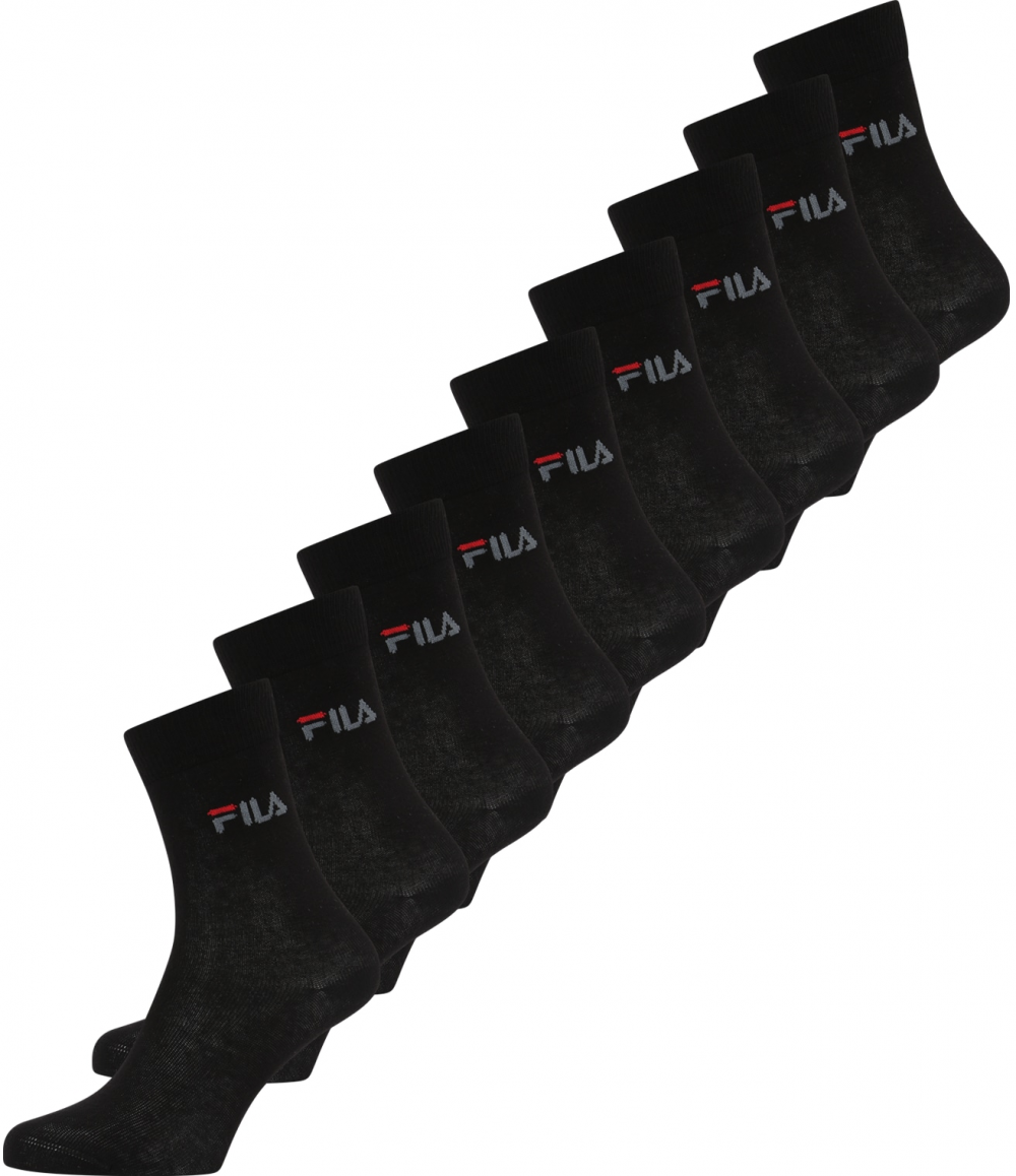 FILA Ponožky  červená / čierna / biela