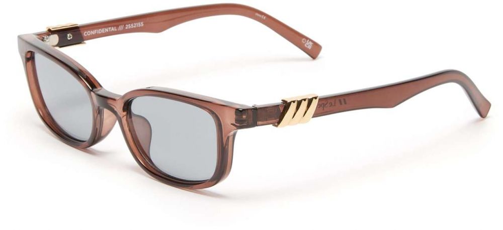 LE SPECS Slnečné okuliare 'CONFIDENTIAL'  hnedá