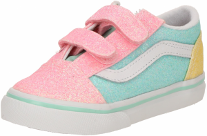 VANS Tenisky 'OLD SKOOL V'  tyrkysová / žltá / ružová / biela