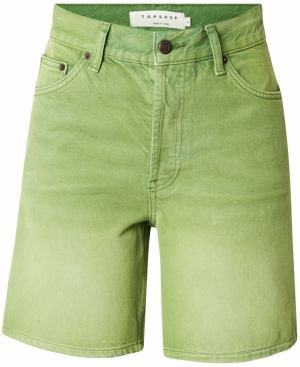 TOPSHOP Džínsy  zelená