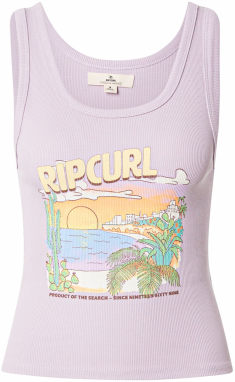 RIP CURL Top 'LA PALOMA'  tmavohnedá / pastelovo žltá / orgovánová / oranžová
