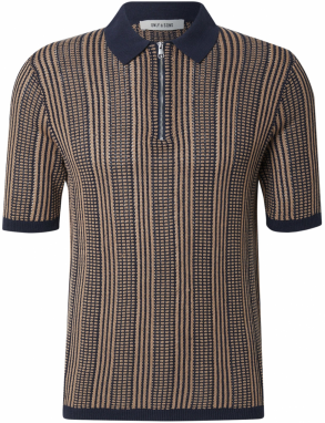 Only & Sons Sveter 'ONSKETIL'  tmavobéžová / zafírová