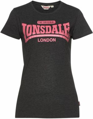 LONSDALE Tričko 'Tulse'  ružová / čierna