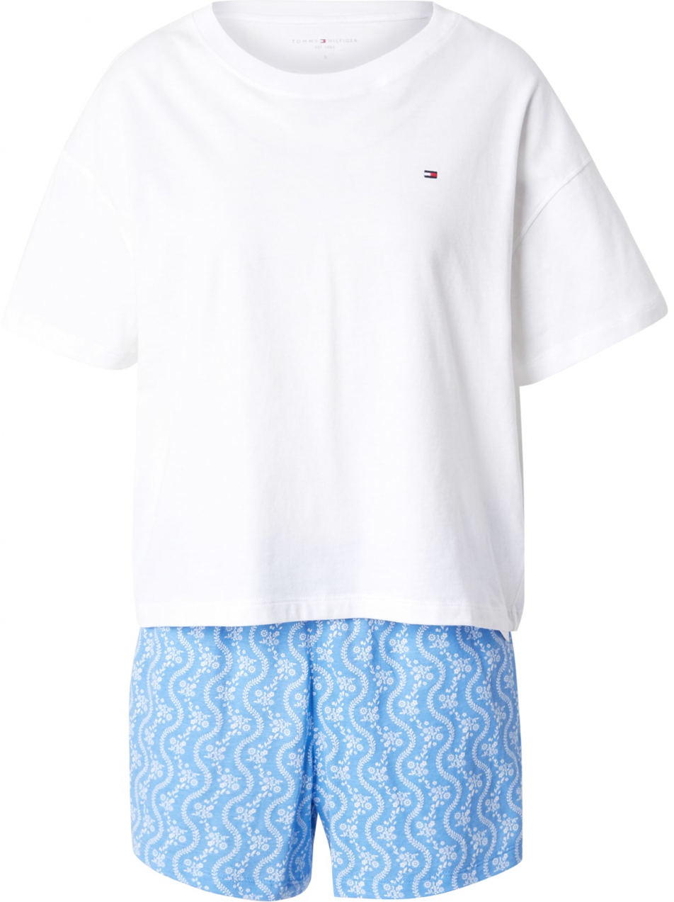 Tommy Hilfiger Underwear Kraťasy  nebesky modrá / biela