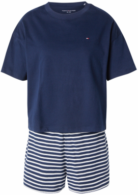 Tommy Hilfiger Underwear Kraťasy  tmavomodrá / biela