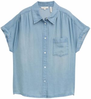 TOM TAILOR Blúzka  modrá denim