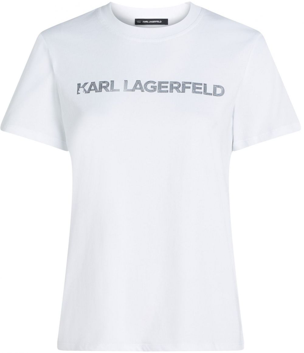 Karl Lagerfeld Tričko  biela