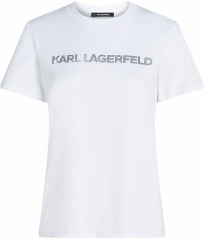 Karl Lagerfeld Tričko  biela