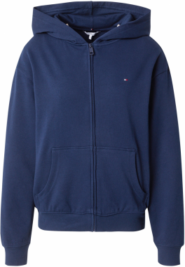 TOMMY HILFIGER Tepláková bunda  námornícka modrá