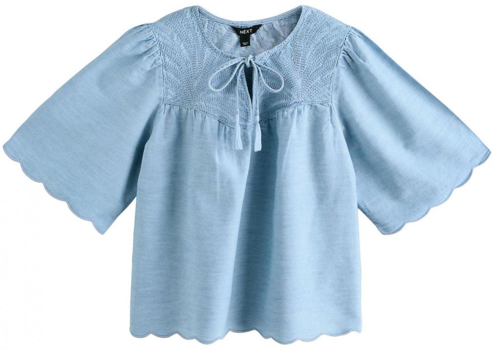 Next Blúzka  modrá denim