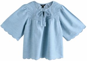 Next Blúzka  modrá denim