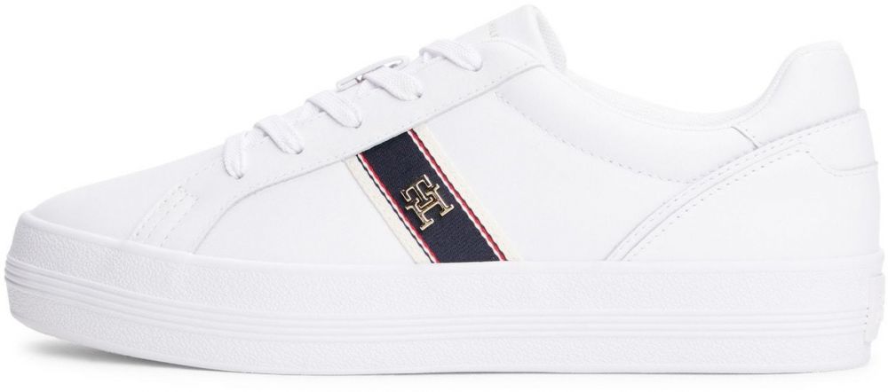 TOMMY HILFIGER Nízke tenisky  námornícka modrá / biela