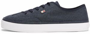 TOMMY HILFIGER Nízke tenisky  námornícka modrá / zlatá