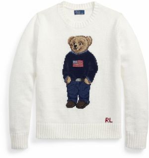 Polo Ralph Lauren Sveter  námornícka modrá / námornícka modrá / hnedá / biela