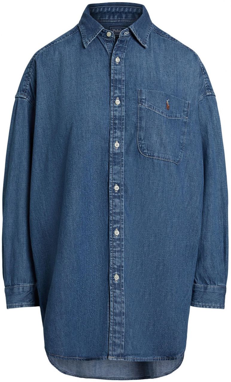 Polo Ralph Lauren Blúzka  modrá denim
