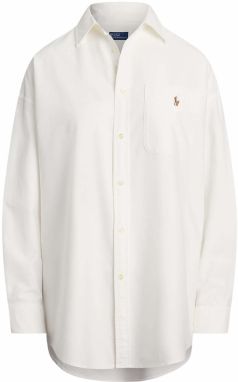 Polo Ralph Lauren Blúzka 'OXFORD'  hnedá / biela
