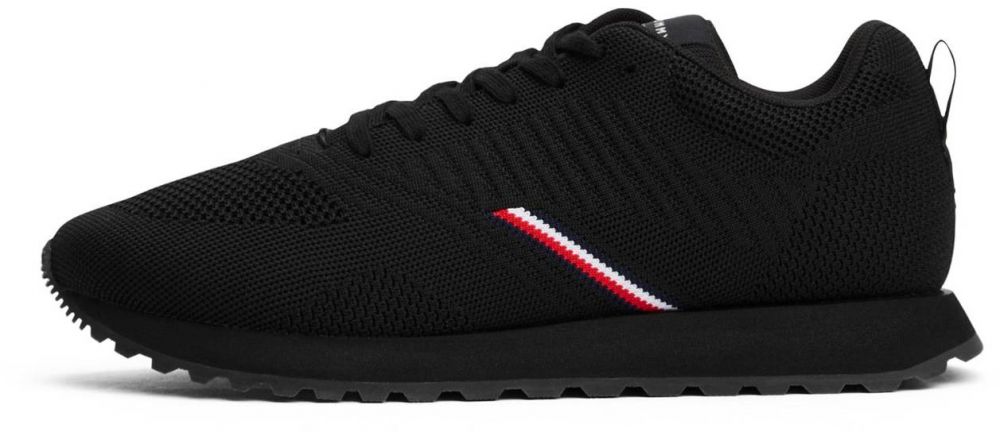 TOMMY HILFIGER Nízke tenisky 'NEW RUNNER'  čierna