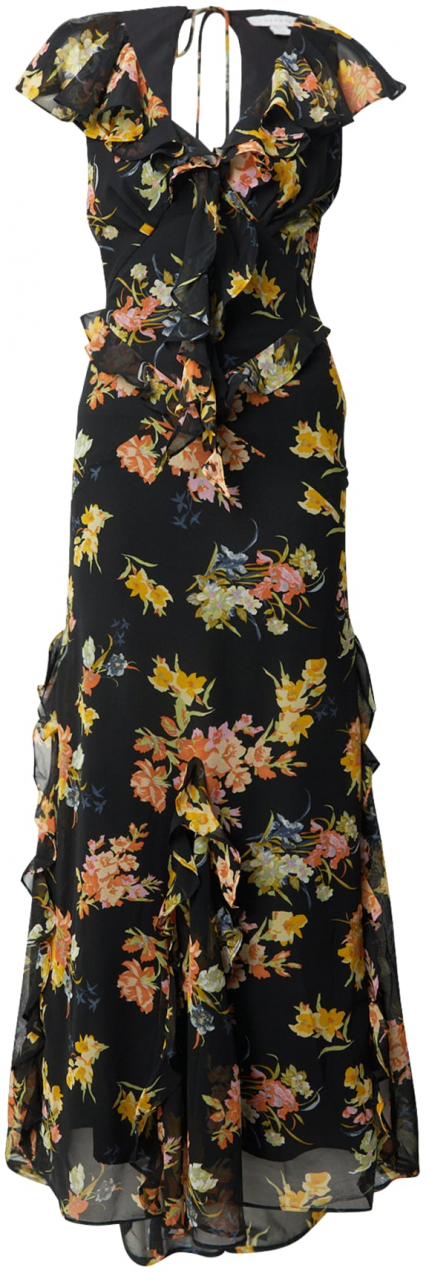 TOPSHOP Šaty  žltá / olivová / tmavooranžová / čierna