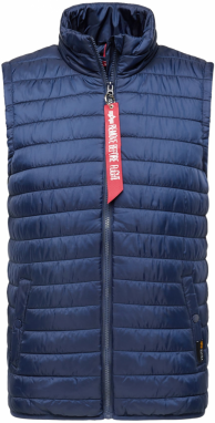 ALPHA INDUSTRIES Prechodná bunda  námornícka modrá / červená / čierna / biela