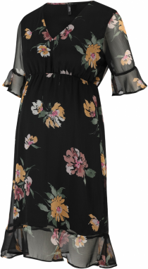 Vero Moda Maternity Šaty 'VMMSmilla'  nefritová / oranžová / čierna / prírodná biela