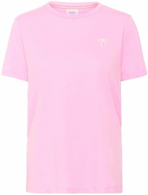 SAINT TROPEZ Tričko 'Jadeen'  svetlobéžová / orgovánová