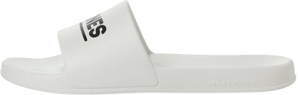 JACK & JONES Šľapky 'JFWOllie'  čierna / biela