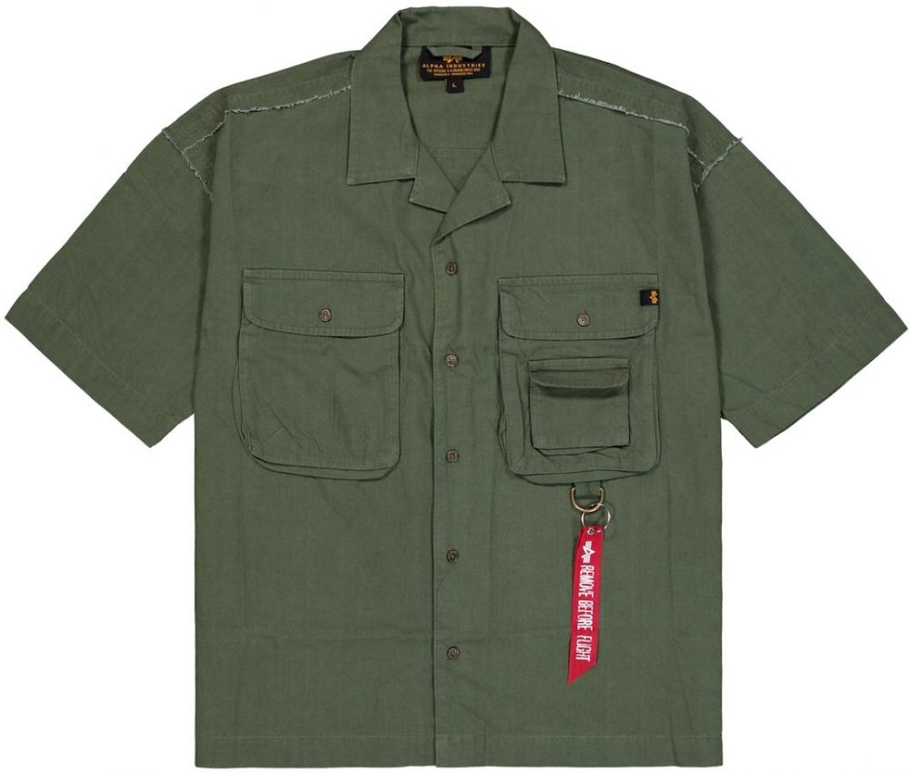 ALPHA INDUSTRIES Košeľa  olivová