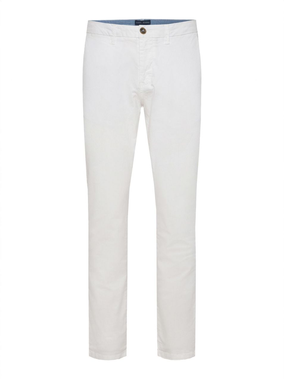 Funky Buddha Chino nohavice  biela