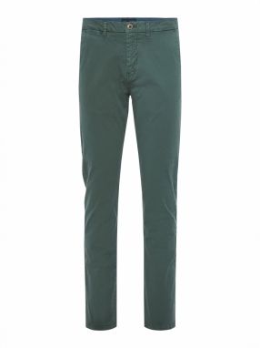 Funky Buddha Chino nohavice  zelená