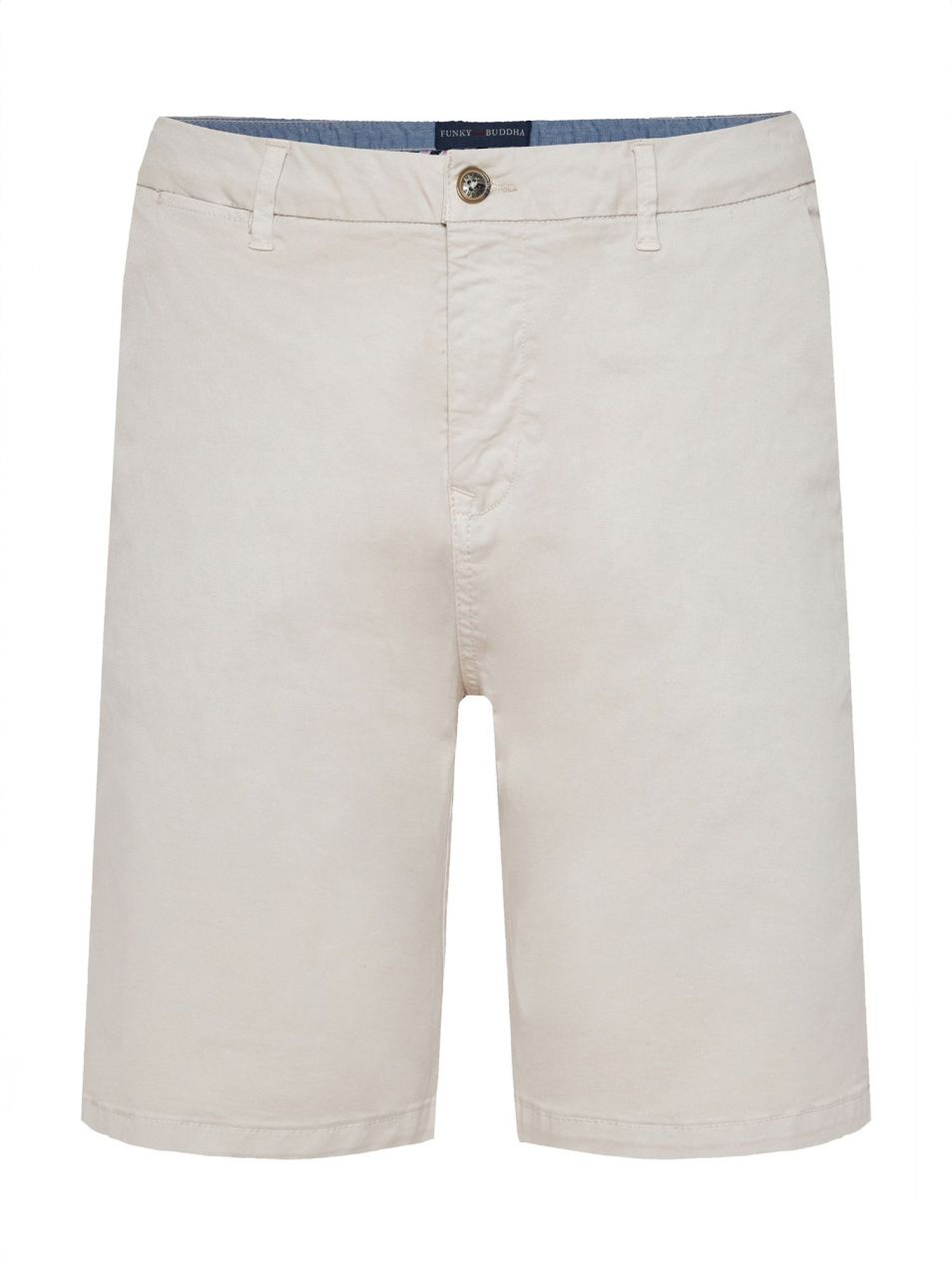 Funky Buddha Chino nohavice  svetlosivá