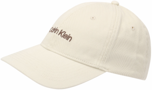 Calvin Klein Jeans Čiapka  hnedá / šedobiela