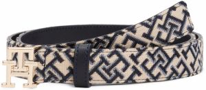 TOMMY HILFIGER Opasky  svetlobéžová / námornícka modrá / modrosivá / čierna