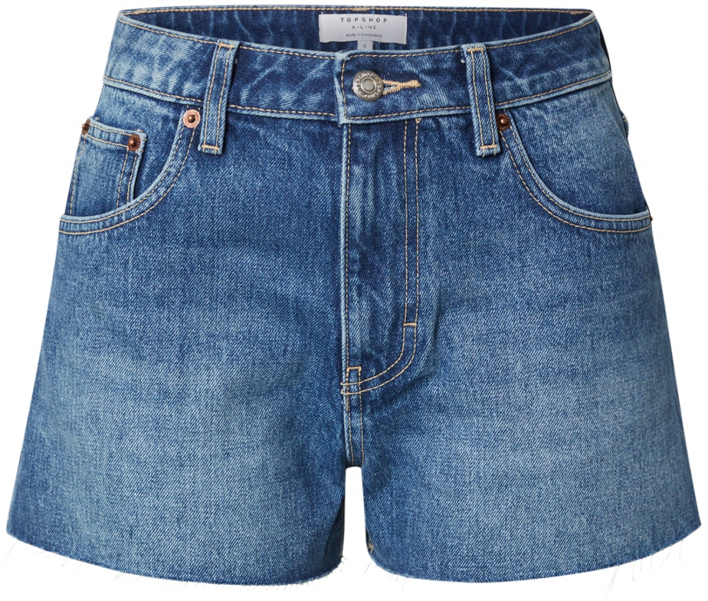 TOPSHOP Džínsy  modrá denim