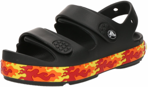 Crocs Otvorená obuv 'Crocband Cruiser Flames'  žltá / oranžová / oranžovo červená / čierna