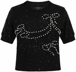 faina Sveter 'Fashion Look'  čierna